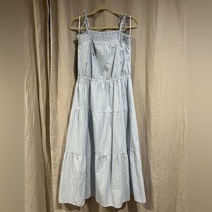 Lost + Wander Rio Dulce Maxi Dress Blue/White